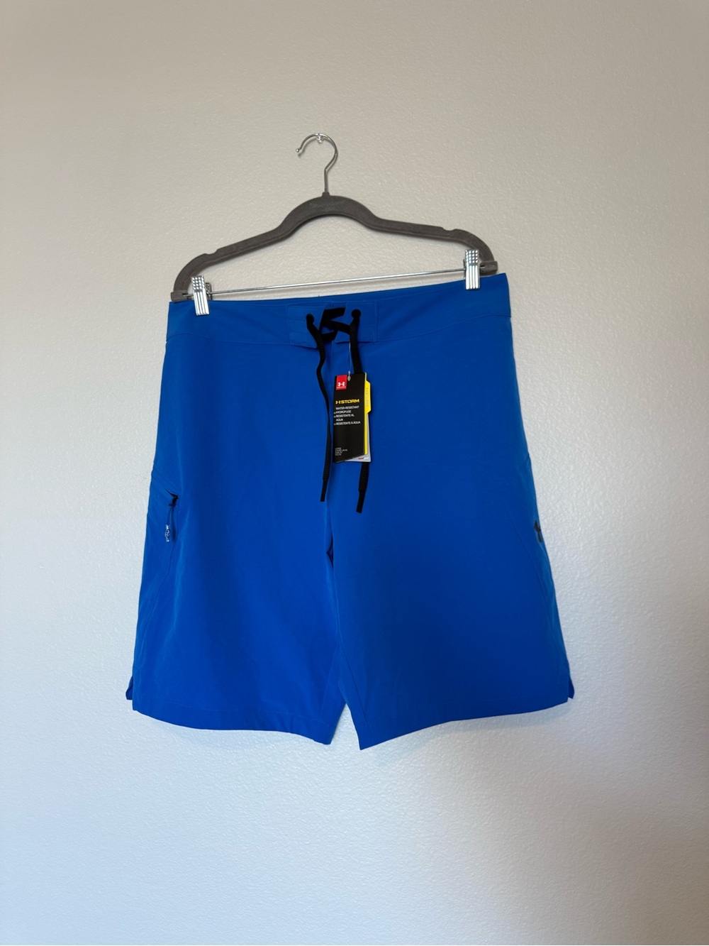 Under Armour Men's Royal Blue Board Shorts Swim Trunks 34 NWT